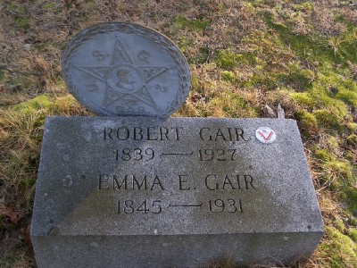 The legacy of Robert Gair extends far beyond this simple gravestone.